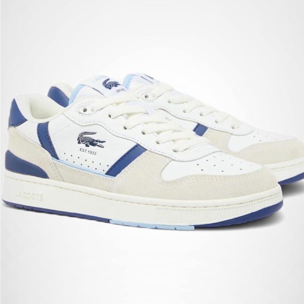 Lacoste white and Navy Casual Shoes